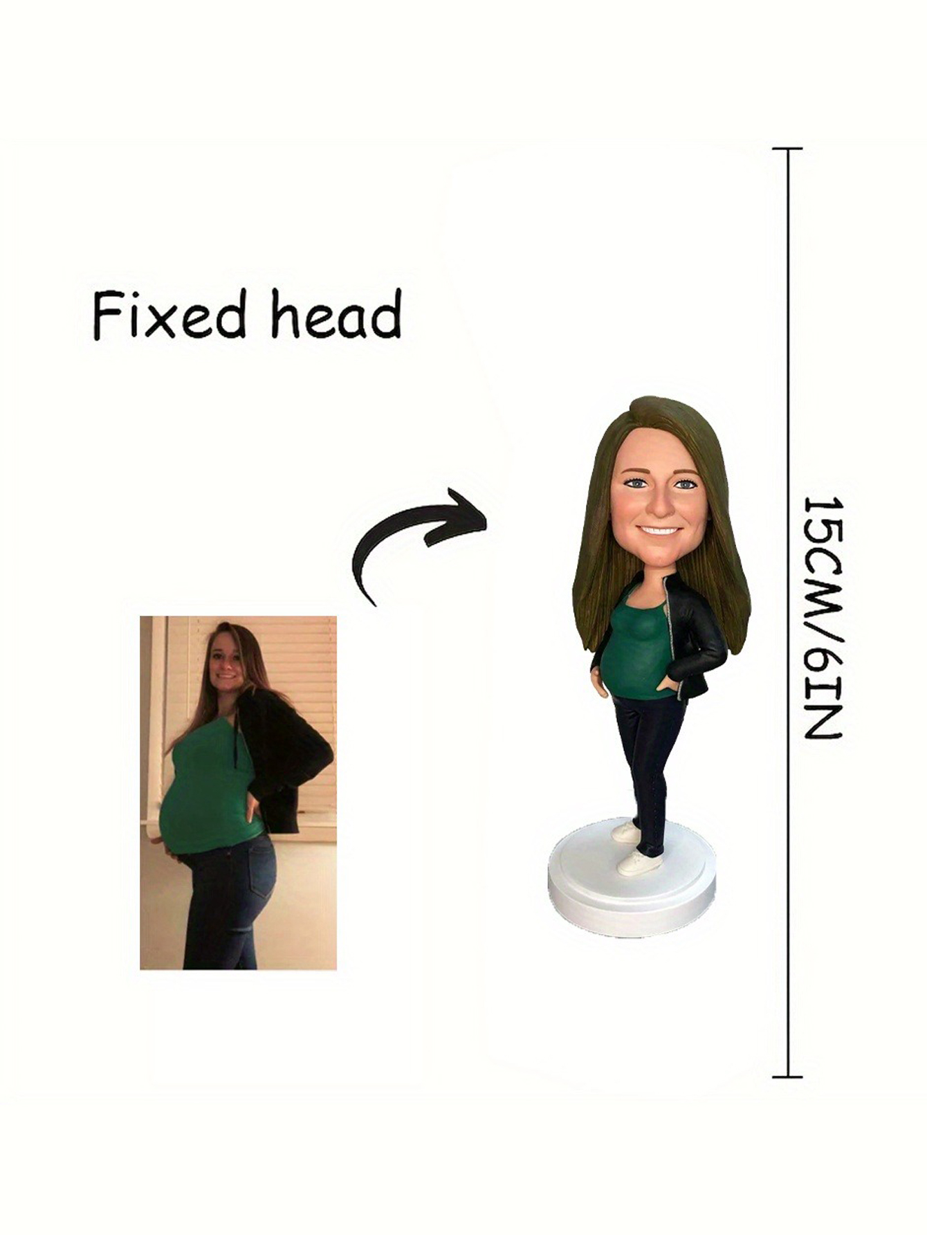 Custom Cartoon Pregnancy Bobblehead